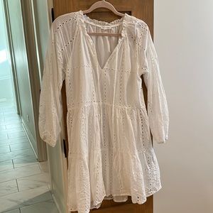 White Eyelet Dress